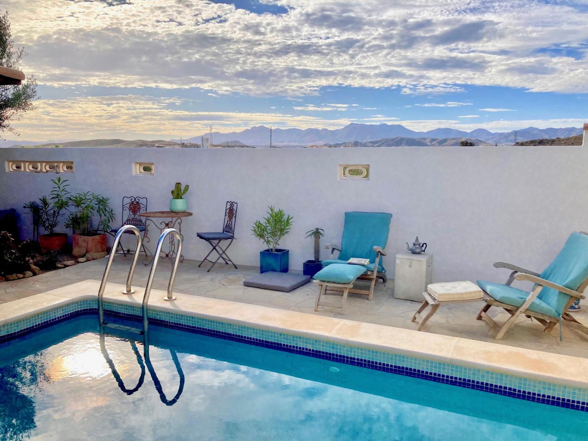 Dachterrassenzimmer In Romantischem Landhaus Mit Pool El Largo 外观 照片